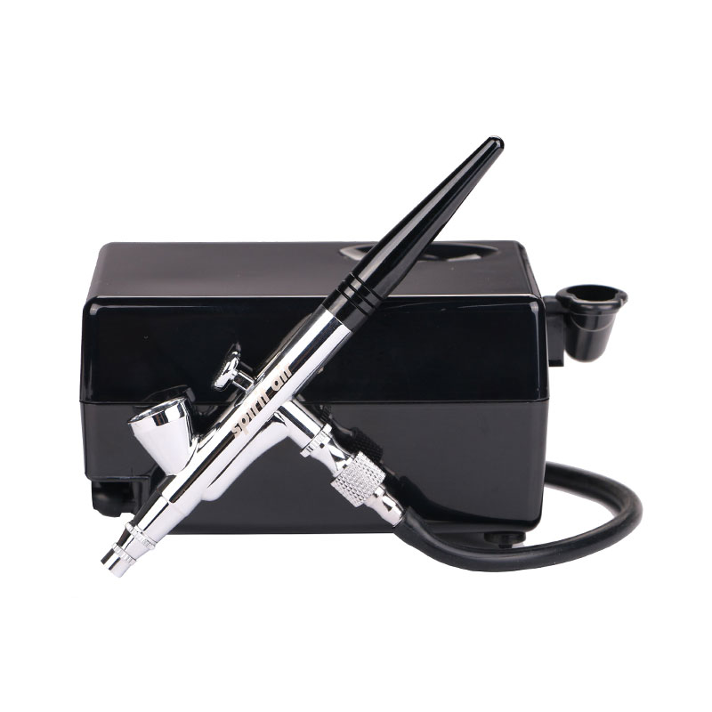 Mini Aeris compressor pro MUSTA ornaturique, rutrum Foundation, Airbrush, clavus et Life Kits