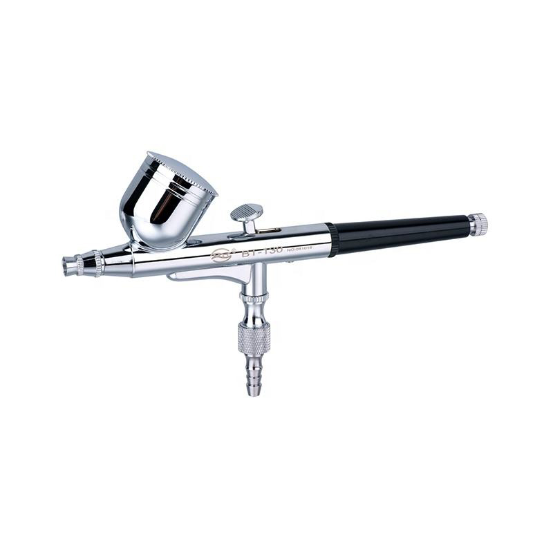 Omnes-in-unus Dual-Acta Airbrush Kit cum 0.2mm 0.3mm et 0.5mm acus nozzles for Ars, clavus et detail pingis